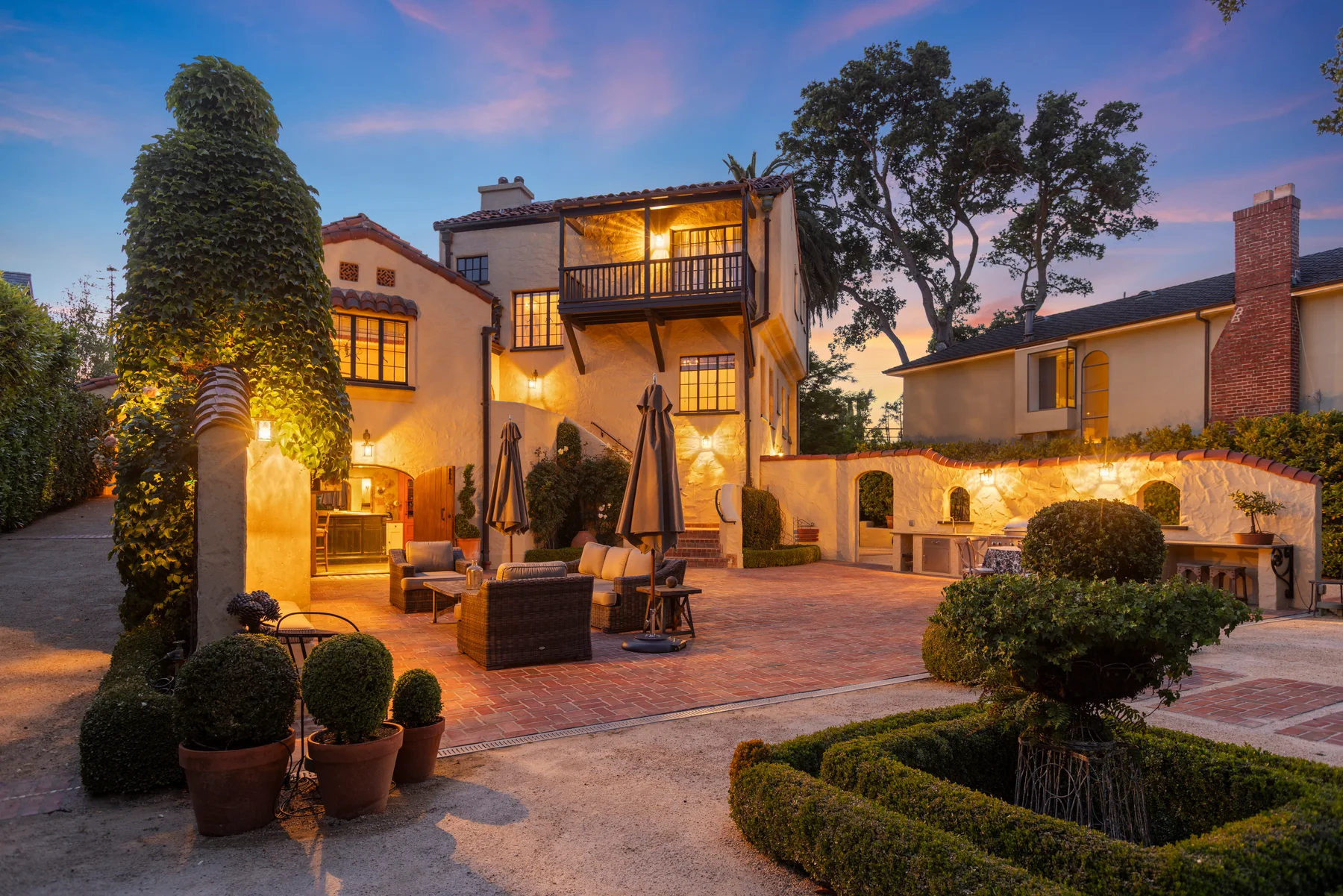 Published Digital Pathway real-estate portfolio image showing a residence at twilight